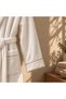 Soft Luma Bambu Unisex Bornoz - Beyaz - 4