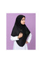 Girls Hijab for Kids – Modest Islamic Headscarf with Decorative Flower Detail - 2