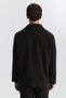 Relax Fit Double Breasted Short Coat - 6