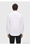White Striped Regular Fit Long Woven Classic 100% Cotton Shirt - 6