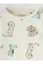 Lcw Baby Beige Printed Baby Boy Snap Fastener Body 3 Pcs - 8