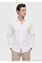 White Striped Regular Fit Long Woven Classic 100% Cotton Shirt