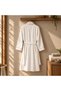 Soft Luma Bambu Unisex Bornoz - Beyaz - 2