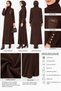 Lyocel Fabric Lycra Ribbed Knit Dress Is a Slim Fit - 6