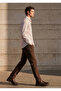 White Striped Regular Fit Long Woven Classic 100% Cotton Shirt - 2