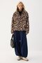 Leopard Printed Plush Sweatshirt