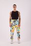 Men's Yellow Graffiti Patterned Jogger Pants