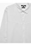 Regular Fit Classic Collar Buttoned Cotton Long Sleeve Oxford Shirt - 3