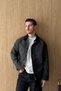 Tartu Double Color Shirt Collar Zippered Wide Men's Cashmere Jacket - 7