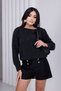 Crew Neck Lace Bowknot Sweater