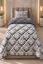 Prime |   Double-Sided Single Wellsoft Quilt Set |   155 X 215 cm |   Quilt |   Pillowcase |   Home Textiles