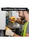 أداة متعددة الاستخدامات لتقشير الأسلاك الكهربائية مقاس 10-22 AWG، أداة تقشير كابلات دقيقة بطول 7 بوصات مع - 2