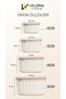 4-Piece Matryoshka Storage Container Set - 2.5L 1.5L 0.80L 0.45L Leak-Proof Lid Kitchen and Refrigerator Organizer Food Container - Microwave and Freezer Compatible - 2