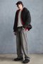 Men's deck hooded black sherpa jacket - 3