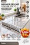 Atina Grisi 60 cm Marble Patterned Adhesive Foil Kitchen Countertop Cabinet Wall Covering Sticker