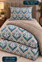 Prime |   Double-Sided Single Wellsoft Quilt Set |   155 X 215 cm |   Quilt |   Pillowcase |   Home Textiles - 5