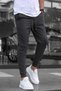 Set of 3 Unisex Regular Fit Ribbed Leggings in Black, Gray, Navy Blue, Colored Sweatpants, Sports Sweatpants - 3