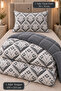 Prime |   Double-Sided Single Wellsoft Quilt Set |   155 X 215 cm |   Quilt |   Pillowcase |   Home Textiles - 5