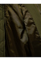 Long Sleeve Zippered Quilted Stand Collar Jacket with Pockets - 4