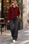 New Season Premium Quality Leopard Patterned Soft Textured Buttoned Women's Knitwear Cardigan - 4