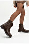 Women's Boots Brown Leather Stylish Kigu - 3