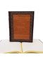 5 Pieces of Wooden Leather Notebooks – Leather Covered Notepad, Wooden Design, 180 Sheets, Journal Notebook - 2