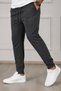 Set of 3 Unisex Regular Fit Ribbed Leggings in Black, Gray, Navy Blue, Colored Sweatpants, Sports Sweatpants - 5
