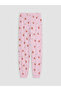 Ecru Crew Neck Girls' Pajama Set - 8