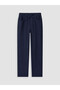 Two Mt Shop Quality Navy Blue Slim Fit Boys' Trousers