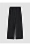 Black Elastic Waist Women's Sweatpants - 2