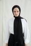 Italian Jacquard Shawl Ring Pattern - Black - 4
