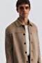 Relaxed Faux Suede Coat - 4