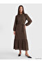 Timeless Clothing & Timeless Choices Ruffled High Neck Belted Gathered Dress - 2