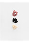 Mixed Drawstring Design Hair Clip - 4