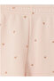 Pink Heart Printed Girls' Thick Jogger Sweatpants - 7