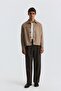 Relaxed Faux Suede Coat - 2