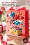 2 Large Cardboard Gift Bags – Heart Patterned Design, Gift Packaging, Decorative Model, Gift Bag