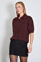 Polo Collar Short Sleeve Knitwear Cardigan - 5
