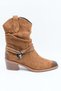 Kristebell Imported Suede Leather Heeled Women's Boots Kb 26 0029 K