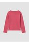 Vizyon New Season Pink Embroidered Ribbed Girls' Tracksuit Set - 5