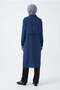 Allerli Giy Çık Indigo 26Yt516 with Stripe Detail on the Sleeves and Full-Length Zipper - 4