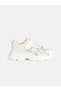 White Thick Soled Girls' Sports Shoes - 3