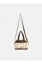 Beige Zippered and Printed Women's Lunch Bag - 6