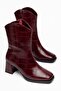 Women's Troko Printed Thick-Heeled Boots