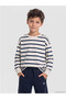 Navy Blue Boys' Long Sleeve T-Shirt