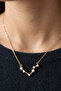 Star Chart Aries Zodiac Sign Steel Necklace - 2