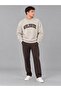 Oversize Wrlowıde Written Cotton Sweatshirt - 4