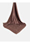 Brown Basic Satin Women's Shawl - 5