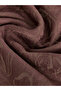 Brown Basic Satin Women's Shawl - 4