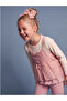 Pink Embroidered Bow T-Shirt for Girls